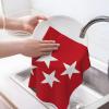 NIENIE Flag of the Community of Madrid Kitchen Towels 16x26 Inch Dish Towels for Kitchen Cute Super Soft Absorbent Cleaning Cloths Reusable Hand Towels Funny Tea Towels view 3