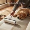 16CM Extra Wide Lint Roller, Sticky Pet Hair Remover with 60 Disposable Sheets for Home & Travel view 3