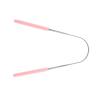 1pcs Stainless Steel Tongue Brushing Scraping Scraper Metal Cleaning Scrapper Tool(Pink) view 2
