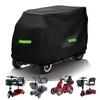 QWYELYQE Mobility Scooter Cover for Glion Dolly Model 22522, Heavy Duty Water Resistant Outdoor Storage Cover for 3 & 4 Wheel Scooters, All Weather Protection view 1