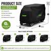 QWYELYQE Mobility Scooter Cover for Glion Dolly Model 22522, Heavy Duty Water Resistant Outdoor Storage Cover for 3 & 4 Wheel Scooters, All Weather Protection view 2