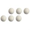 6 Pack Wool Dryer Balls for Laundry, Reusable Natural Fabric Softener Alternative to Reduce Static-Dry Time,White 6cm Washing Machine Accessories view 1