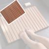 Square Teak Shower Mat, Waterproof Wood Bath Mat with Non-Slip Feet for Pool/Bathroom Floor/Indoor and Outdoor Use, Easy to Clean and Maintain(W L 26in X 32in) view 1
