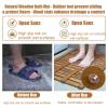 Square Teak Shower Mat, Waterproof Wood Bath Mat with Non-Slip Feet for Pool/Bathroom Floor/Indoor and Outdoor Use, Easy to Clean and Maintain(W L 26in X 32in) view 4