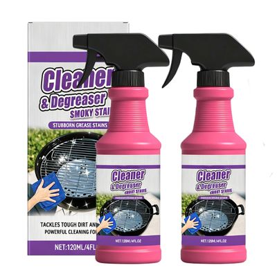 FastActing HeavyDuty Grill Degreaser Spray, 2026 New Fast Acting Grill Grease Oven Cleaning Spray for Outdoor Grills, BBQ Grease Cleaner for Burnt Food Grease