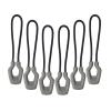 Y-SHP MATRIX Zipper Pulls (6-Pack), TPU Polyester Replacement Fastener for Tactical Gear, EDC Gear, Bags, Jackets, Keys and More (Wolf Gray) view 1