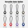 Y-SHP MATRIX Zipper Pulls (6-Pack), TPU Polyester Replacement Fastener for Tactical Gear, EDC Gear, Bags, Jackets, Keys and More (Wolf Gray) view 3