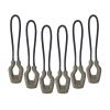 Y-SHP MATRIX Zipper Pulls (6-Pack), TPU Polyester Replacement Fastener for Tactical Gear, EDC Gear, Bags, Jackets, Keys and More (Coyote Brown) view 1