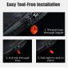 Y-SHP MATRIX Zipper Pulls (6-Pack), TPU Polyester Replacement Fastener for Tactical Gear, EDC Gear, Bags, Jackets, Keys and More (Black) view 4