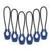 Y-SHP MATRIX Zipper Pulls 6-Pack TPU Polyester Replacement EDC Blue view 1