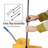 Yellow Bucket Plastic Wringer and Mop Bucket Set Floor Cleaning Wheels 16.25 in. L x 10.75 in. W x 24.5 in. H - 5.5 Gal. OR58006 view 2