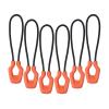 Y-SHP MATRIX Zipper Pulls (6-Pack), TPU Polyester Replacement Fastener for Tactical Gear, EDC Gear, Bags, Jackets, Keys and More (Orange) view 1