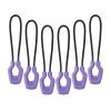 Y-SHP MATRIX Zipper Pulls (6-Pack), TPU Polyester Replacement Fastener for Tactical Gear, EDC Gear, Bags, Jackets, Keys and More (Purple) view 1