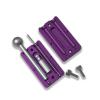 Personal Aluminum Cannagar Roller Mold Kit with Metal Skewers Easy to Use view 2