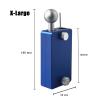 Personal Aluminum Cannagar Roller Mold Kit with Metal Skewers Easy to Use view 3