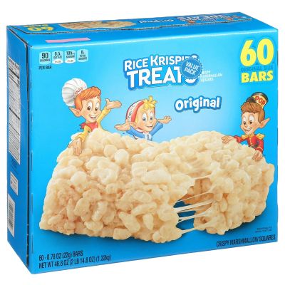 Crispy Marshmallow Squares, Original, 0.78 oz, 60 ct