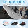 4D Cloud Steppers Insoles for Men Women - Memory Foam Arch Support Inserts for Heel & Foot Comfort, Shock Absorption Cushioned Insoles for Standing, Running, Work Boots & Sneakers view 4