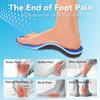 Arch Support Insoles for Plantar Fasciitis Relief Orthotic Shoe Insoles Running Athletic Gel Shoe Inserts, Arch Pain Inserts for Flat Feet, Work Boot (Blue, M 4.5-6 / W 5.5-7 (9.45")) view 2