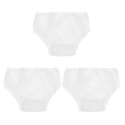 CIMAXIC 3pcs Waterproof Reusable Diapers for Elderly, Breathable EVA Diaper Cover, Anti-Leak Washable Underwear EVA Nappy Pant for Disabled Seniors