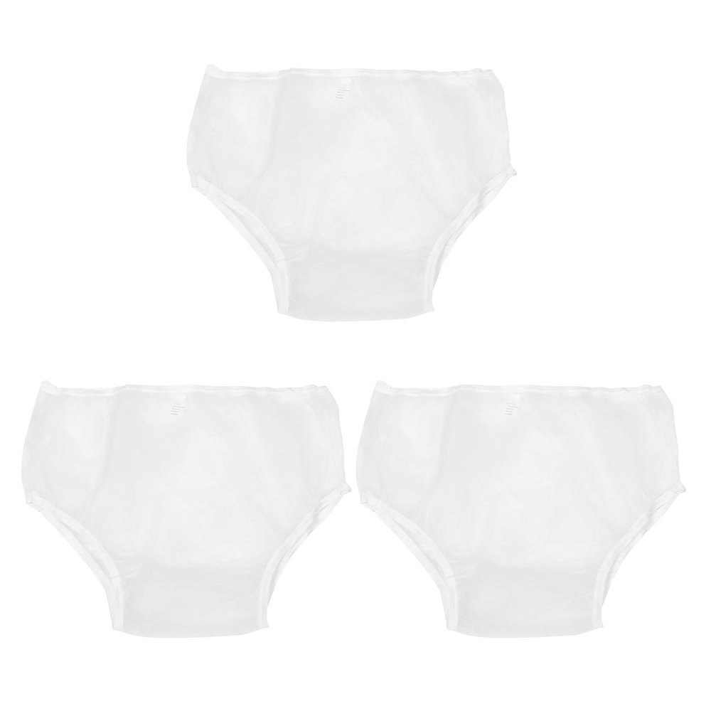 CIMAXIC 3pcs Waterproof Reusable Diapers for Elderly, Breathable EVA Diaper Cover, Anti-Leak Washable Underwear EVA Nappy Pant for Disabled Seniors