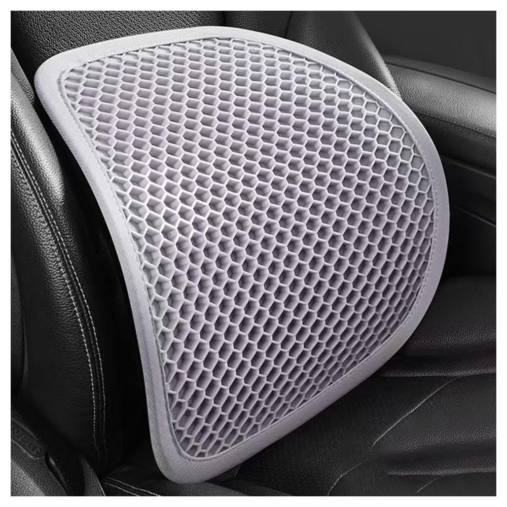 TYDXZNB Lumbar Support for BMW 2 Series 20142025 2026 F22/F44/G42, Breathable Car Back Cushion, Ergonomic Seating Pad for Heat Relief and Driving Comfort During Travel,White