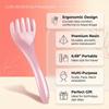 Lanjiesh 2Pcs Scalp Massager, Manual Five Claw Head Massager, Portable Handheld Resin Gua Sha Comb for Scalp Massage, Hair Growth, Neck Shoulder Relaxation view 3