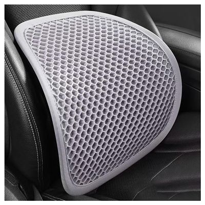 TYDXZNB Lumbar Support for Alfa Romeo Giulia 20172025 2026 Type 952, Breathable Car Back Cushion, Ergonomic Seating Pad for Heat Relief and Driving Comfort During Travel,White