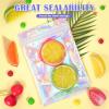 300pcs Holographic Bags Aluminum Plastic Resealable Ziplock Storage Bags Laser Sealing Bags For Gifts Candy Goodies view 3