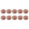 Copper Plated Iron Wire Cleaning Ball Set for Kitchen Nozzle and Tip Cleaning, Slag Removal, 10 Pack view 1