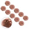 Copper Plated Iron Wire Cleaning Ball Set for Kitchen Nozzle and Tip Cleaning, Slag Removal, 10 Pack view 3