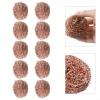 Copper Plated Iron Wire Cleaning Ball Set for Kitchen Nozzle and Tip Cleaning, Slag Removal, 10 Pack view 4