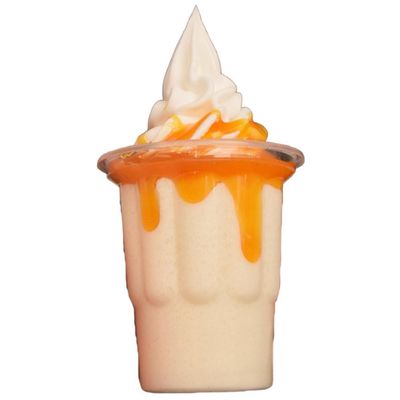 pp supm Fake Sundae Ice Cream, Realistic Simulation Dessert Model Ice Cream for Shop Cafe Decor & Food Photography Props