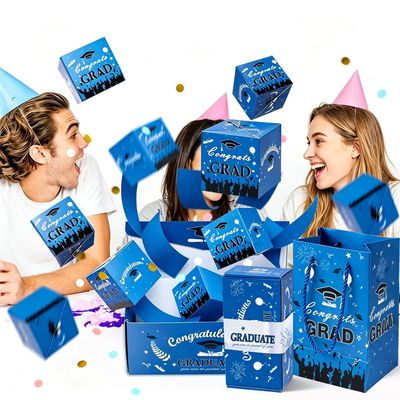 Graduation Surprise Explosion Gift Box, 2026 New Surprise Gift Box Explosion, Surprise Pop Up Gift Box Money Graduation, Unique Folding Bouncing Envelope Gifts Box, for Party Gifts