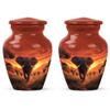 Elephant Urn Mini Funeral Urn for Ashes for Women 3 Inch 2 Qty view 1