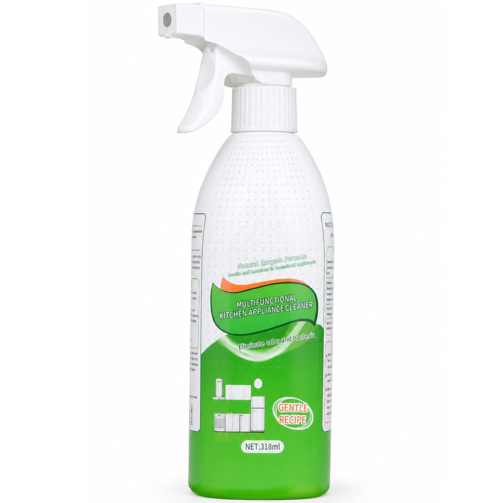 New Upgrade Kitchen Spray Cleaner, Effective Multi-Purpose Heavy Duty Grill Cleaner Foam for Stubborn Grease, Cooktop Degreaser, Professional Grease Remover Cleaning Spray for Oven, Range Hood, Sink