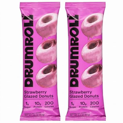 Drumroll Snacks Donuts Mini Strawberry (2 Pack)