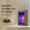 Seahorse Wooden Cremation Urns for Ashes 11.25 Inch - Blue Urn for Ashes Adult Male - Sunset Personalized Funeral Urns - Custom Engraved Cremation Urn - Funeral Gift for Memory view 4