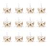 WTWU 12Pieces Linen Wedding Candy Pouches Natural Linen Party Treats Gift Bags Wedding Party Treats Storage Bag Elegant Gift Packaging for Event view 1
