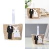 WTWU 12Pieces Linen Wedding Candy Pouches Natural Linen Party Treats Gift Bags Wedding Party Treats Storage Bag Elegant Gift Packaging for Event view 2