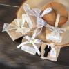 WTWU 12Pieces Linen Wedding Candy Pouches Natural Linen Party Treats Gift Bags Wedding Party Treats Storage Bag Elegant Gift Packaging for Event view 4