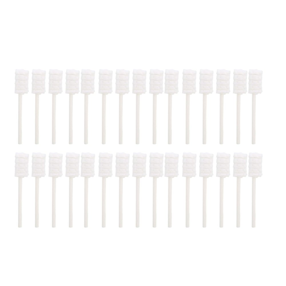 HURRISE 30pcs Oral Cleaner Tooth Tongue Brush for Infants Care Supplies - Safe Cotton Brush for Babies 0-3 Years