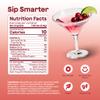 Twyst Craft Cocktail & Mocktail Mixer Straws, Cranberry Cosmo, 6 Pack view 2