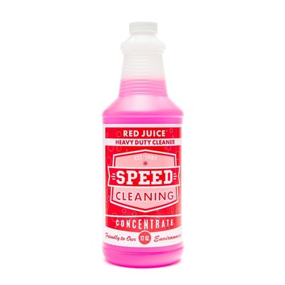 Speed Cleaning Red Juice All-Purpose Cleaner, Degreaser, Non-Toxic, Biodegradable, Commercial Strength, 32 oz Concentrate Refill