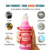 Speed Cleaning Red Juice All-Purpose Cleaner, Degreaser, Non-Toxic, Biodegradable, Commercial Strength, 32 oz Concentrate Refill view 2