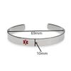 ZKXXJ 2 Pack COPD Medical Alert ID Bracelet for Women - Stainless Steel Engravable Open Cuff Bangle & Heart Chain Identification Bracelets Emergency Health Alert Jewelry view 3