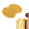 Shower Foot Scrubber Mat with NonSlip Suction Cups, 2026 Upgrade Foot & Back Cleaning Back Washer Pad, Wall Mounted Exfoliating Bath Wash Pad Silicone Foot Massager for Men and Women (Yellow) view 1