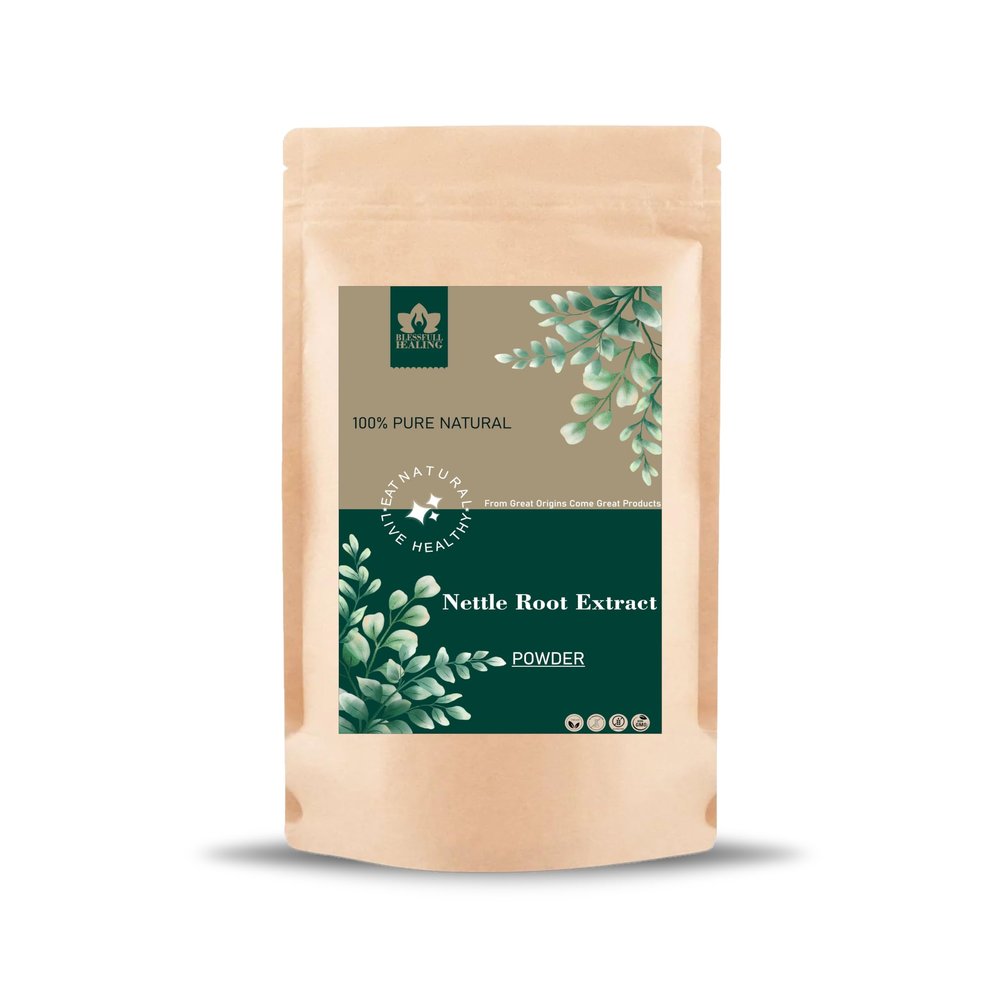 Blessfull Healing Nettle Root Extract Powder 100% Pure Natural 200 Gram / 7.05 oz