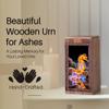 Seahorse Wooden Cremation Urns for Ashes 11.25 Inch - Engraved Wooden Box Large - Black Urn for Ashes Adult Male - Personalized Funeral Urns - Custom Engraved Cremation Urn view 4