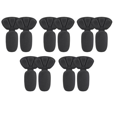 Women Shoes Heel Grips - 5 Pairs Anti Slip Soft Padding System Design, Breathable Cushioning Feature Structure, Durable Shoe Comfort Accessory, Secure Heel Protection Solution for Walking Usage