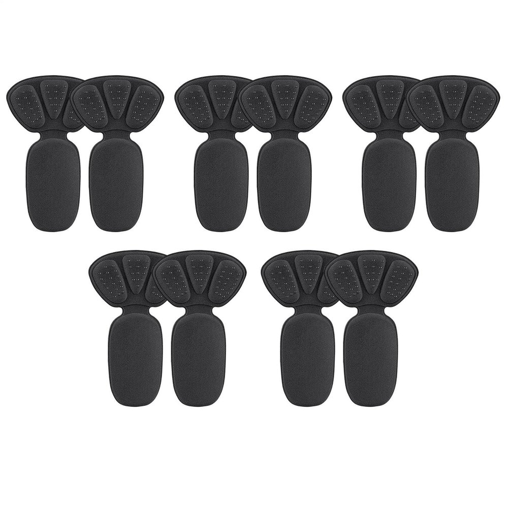 Women Shoes Heel Grips - 5 Pairs Anti Slip Soft Padding System Design, Breathable Cushioning Feature Structure, Durable Shoe Comfort Accessory, Secure Heel Protection Solution for Walking Usage